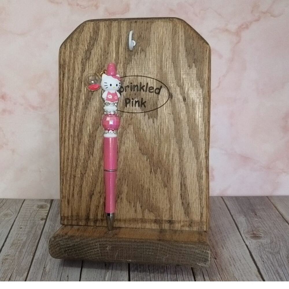 #HK-863 Handmade Beaded Pen Hello Kitty